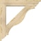 Ekena Millwork Funston Traditional Rough Sawn Bracket w/ Offset Brace, Douglas Fir, 6"W x 28"D x 28"H BKT0604X28X28FST01RDF - alternate 3